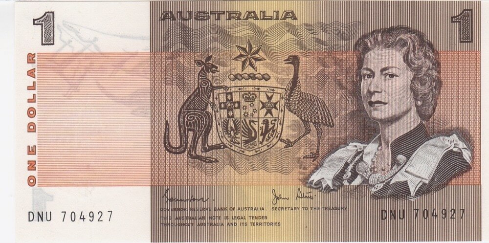 1979 $1 Note Knight/Stone R77 Uncirculated product image