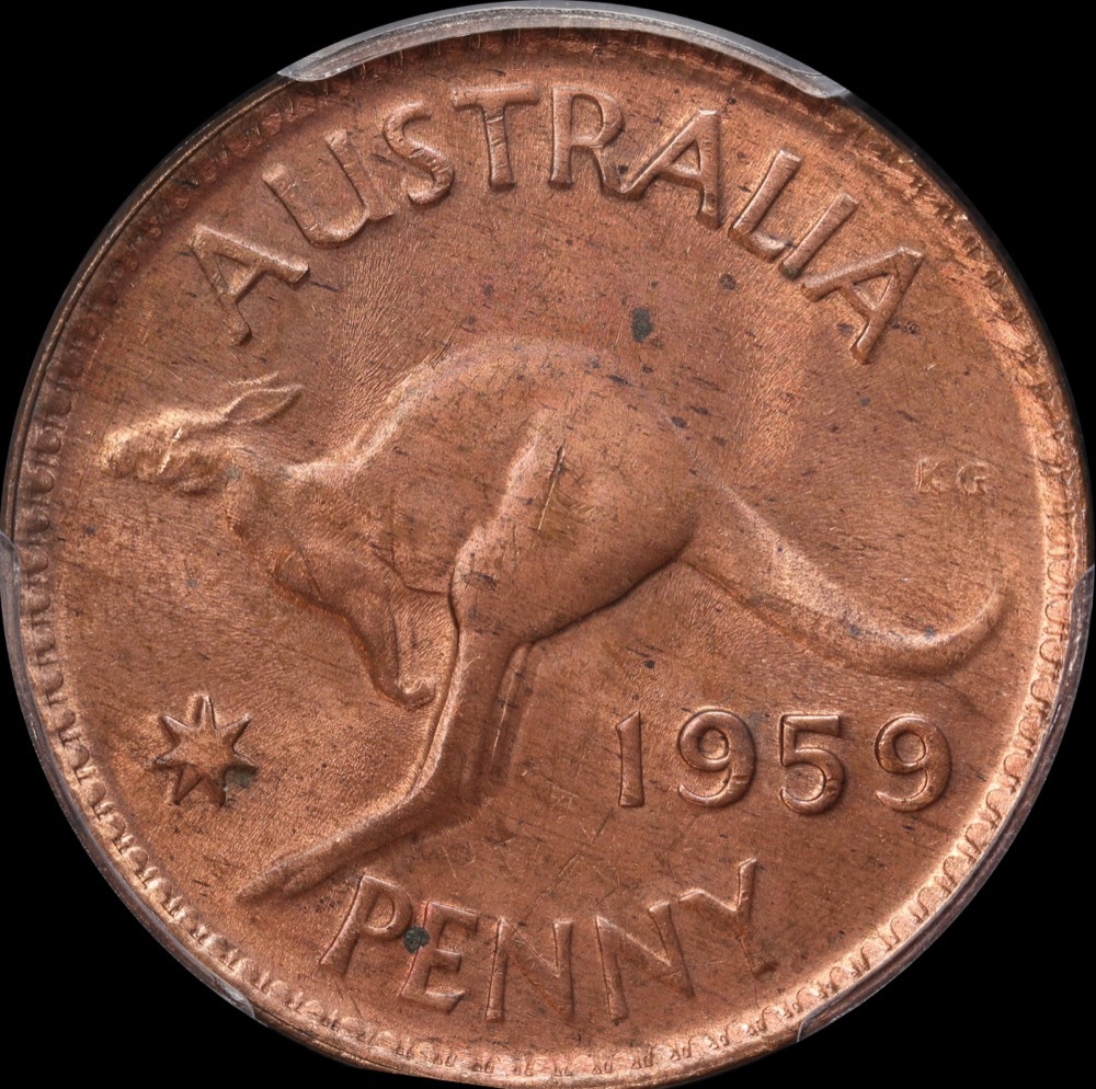1959 Penny Choice Unc (PCGS MS64RB) product image