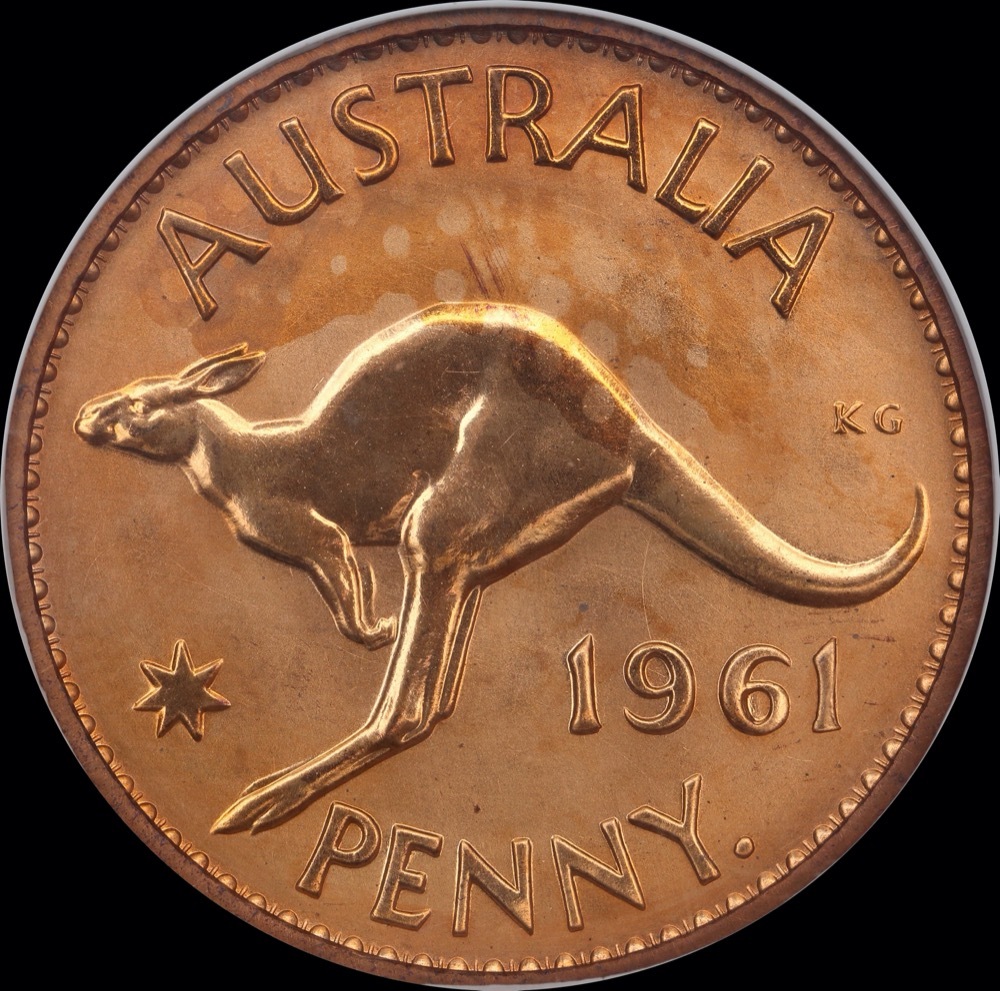 1961 Perth Proof Penny NGC PF66RD product image