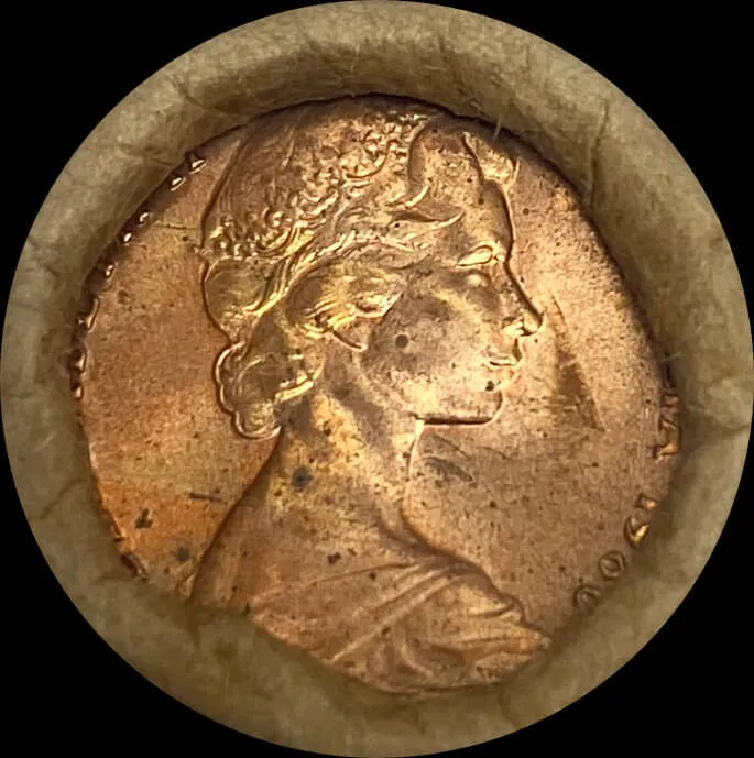 1980 One Cent RAM Mint Roll Heads Tails product image