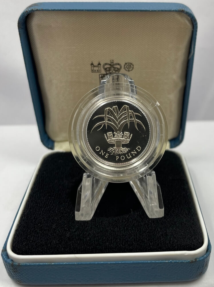United Kingdom 1985 Silver Proof 1 Pound - Wales product image