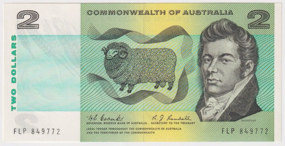 1967 $2 Note Coombs/Randall R82 Uncirculated product image
