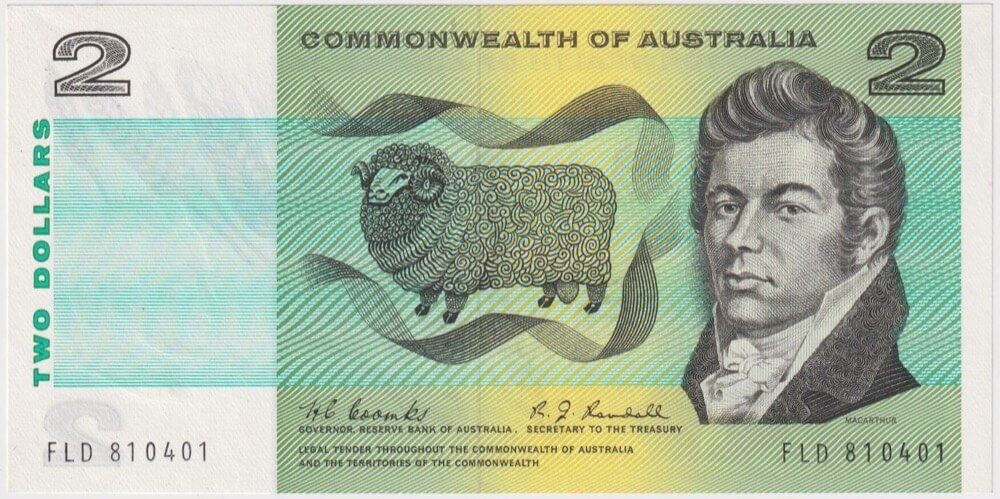 1967 $2 Note Coombs/Randall R82 Uncirculated product image