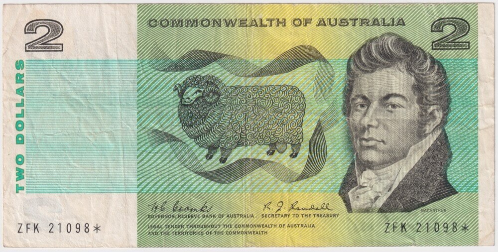 1968 $2 Star Note Coombs/Randall R82S Very Fine product image