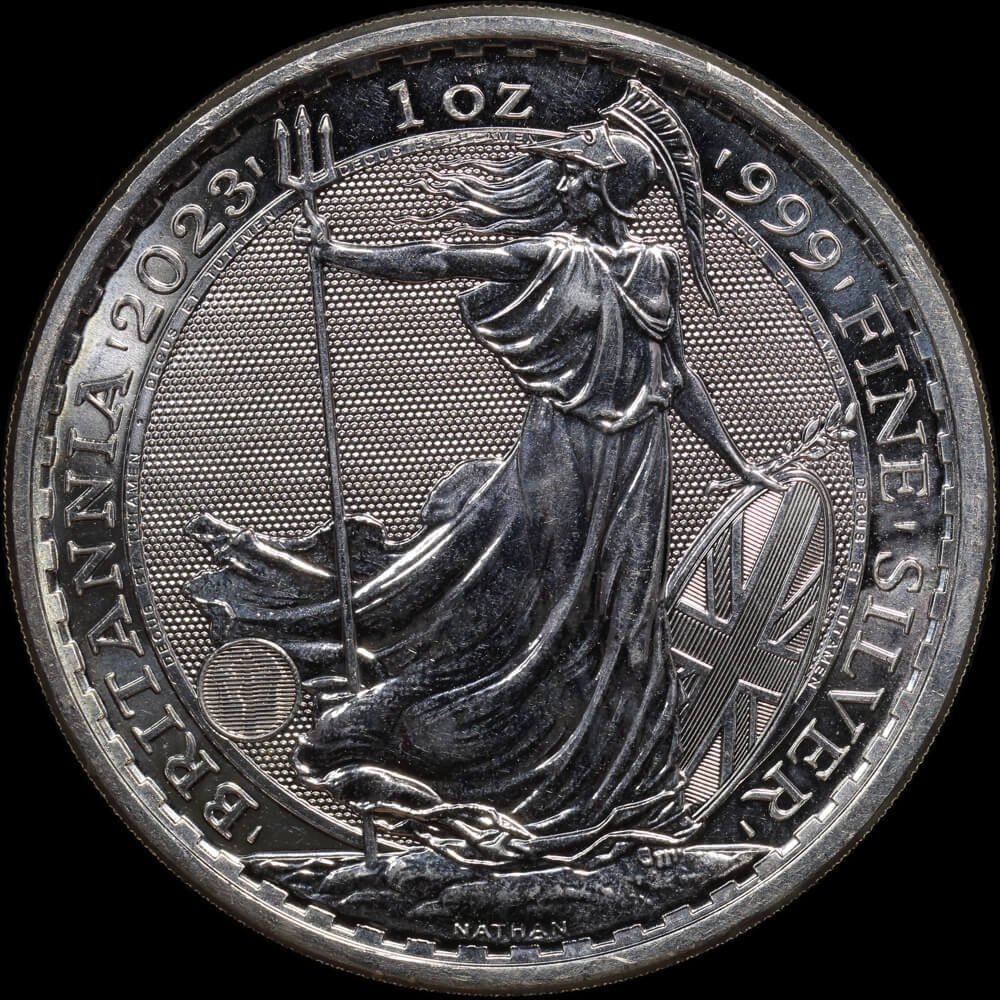 Great Britain 2023 Silver 2 Pounds Britannia Uncirculated product image