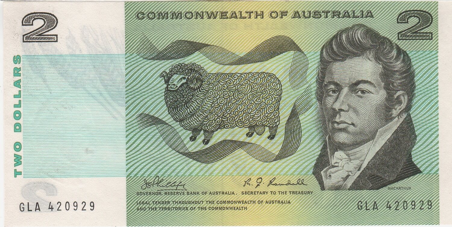 1968 $2 Note Phillips/Randall R83 Uncirculated product image