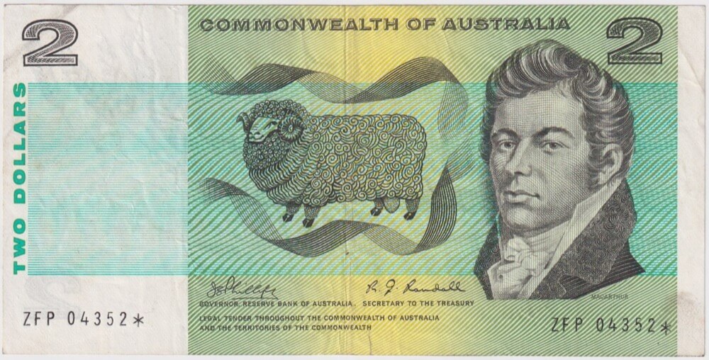 1968 $2 Star Note Phillips/Randall R83s about VF product image