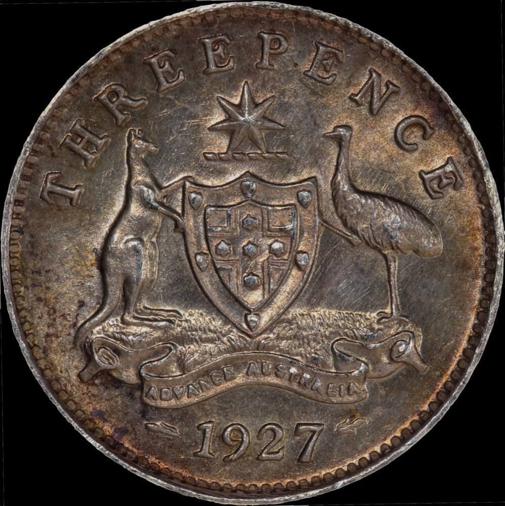 1927 Threepence Uncirculated product image