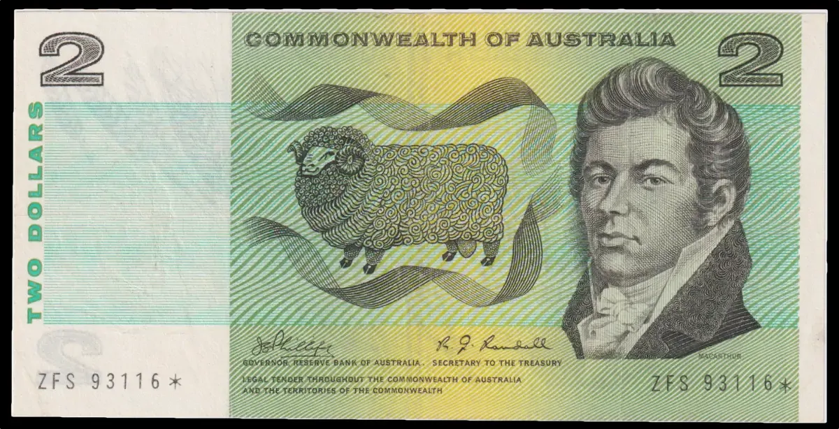 1968 $2 Note Star Note Phillips/Randall R83S Very Fine product image