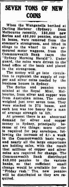 1938 Florin Newspaper Article