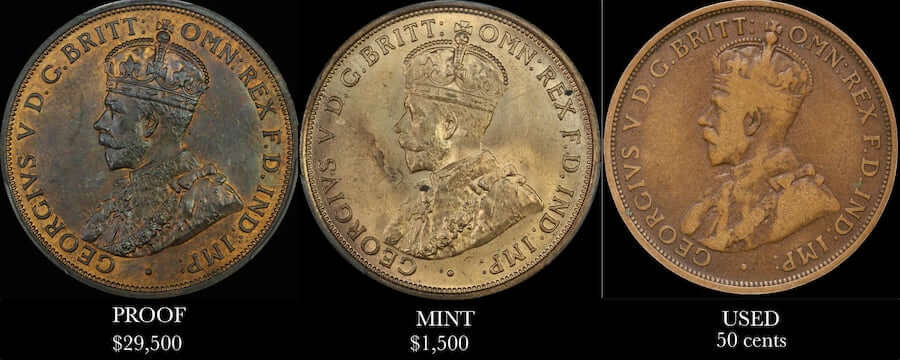 Proof Coin / Mint Coin / Used Coin