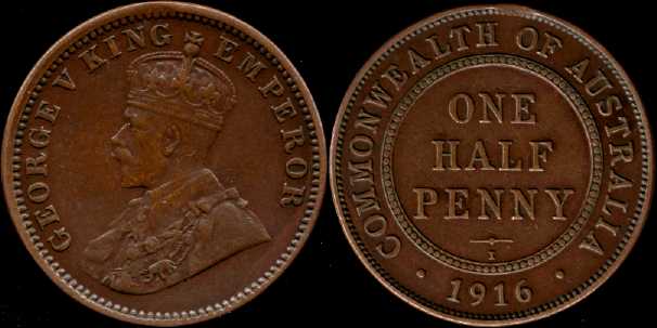 1916 Mule Halfpenny