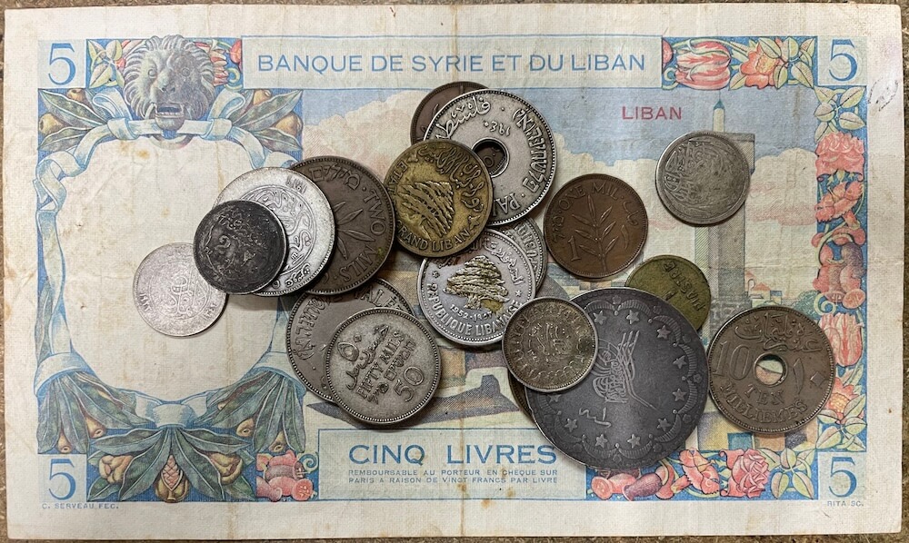 Middle Eastern Coins circa WII