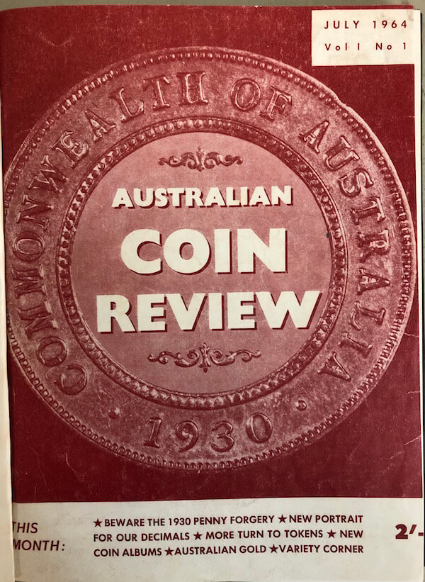 Australian Coin Review Magazine July 1964