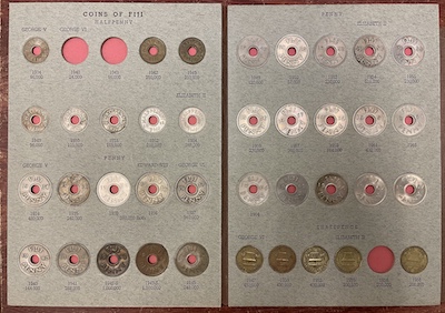 Set of Fijian Pre-Decimal Coins