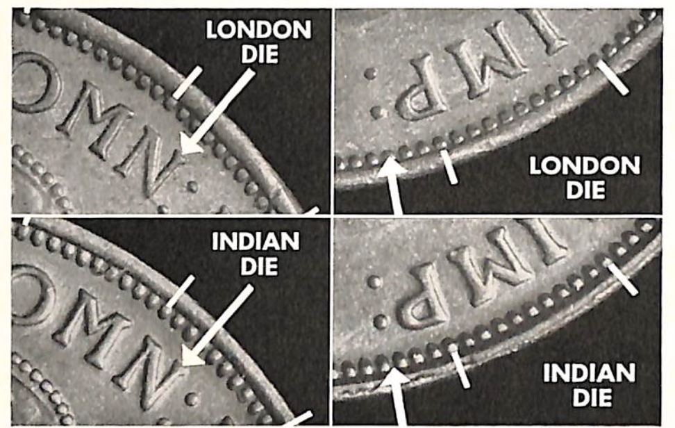 KGV Penny Obverse Identification