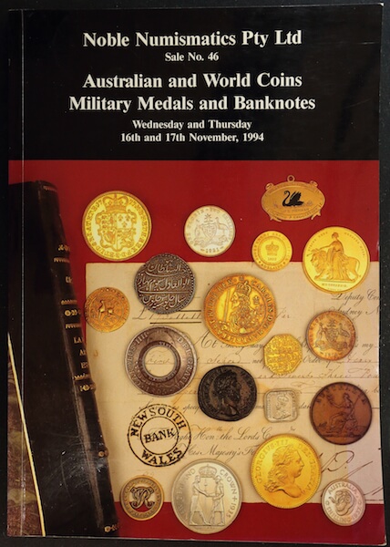Noble Numismatics Catalogue November 1994