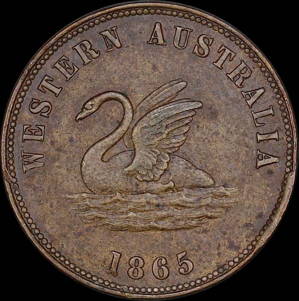 1865 Penny Token Alfred Davies