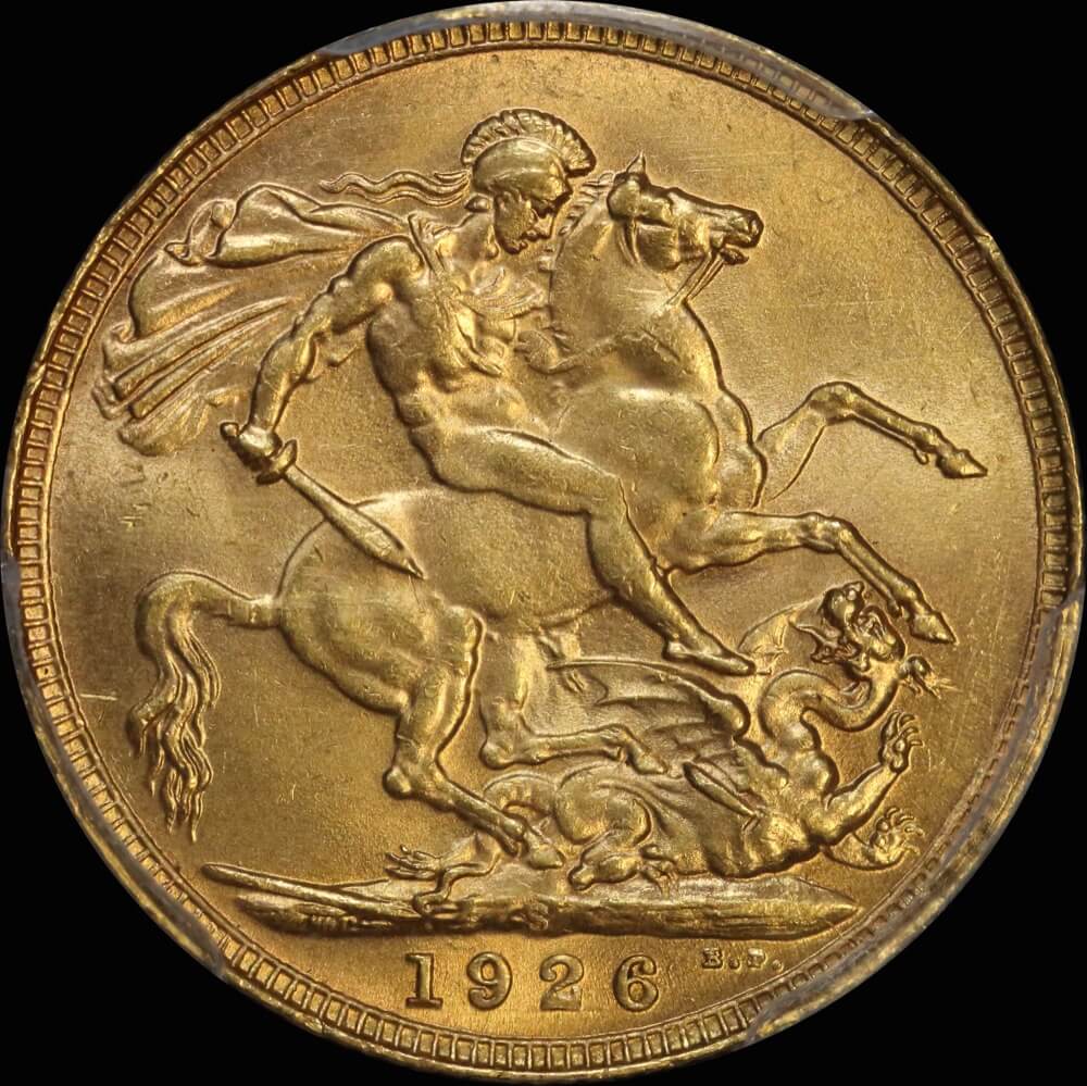 Το 1926 Sydney Sovereign - Struck for DIgnitaries την τελευταία ημέρα του Sydney Mint