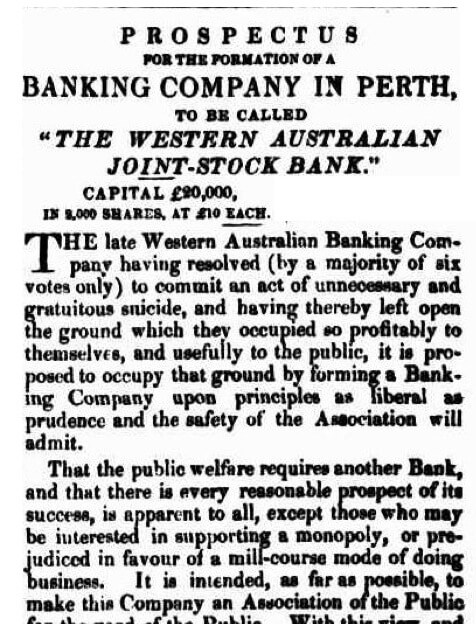 WA Bank Prospectus