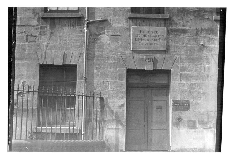 NSW Commissariat Store - Now Demolished