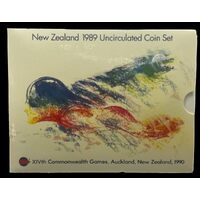 New Zealand 1989 Uncirculated Coin Set - Commonwealth Games
