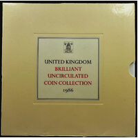 United Kingdom 1986 Uncirculated 8 Coin Set