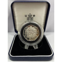 1992-1993 United Kingdom Silver Proof 50 Pence Coin