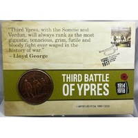 2017 Third Battle of Ypres Medallion Cover