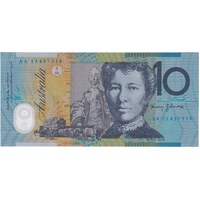 2013 $10 Note AA13 First Prefix Stevens/Parkinson R322bF Uncirculated