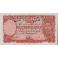 1939 Ten Shilling Sheehan/McFarlane R12 Choice Unc PCGS 64 PPQ