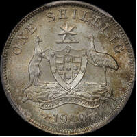 1910 Shilling Choice Unc (PCGS MS64)
