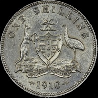 1910 Shilling Uncirculated