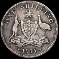 1915 Shilling Very Good