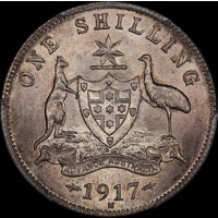1917 Shilling Choice Unc (PCGS MS64)