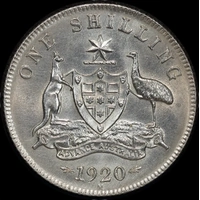 1920 Shilling Choice Unc