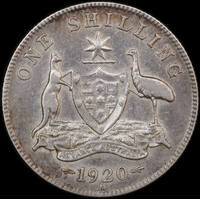 1920 Shilling good VF