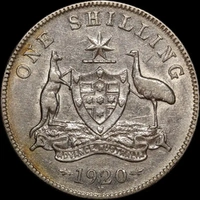 1920 Shilling good VF