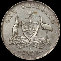 1921 Star Shilling good VF