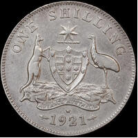 1921 Shilling * Very Fine