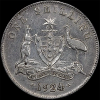 1924 Shilling Very Fine