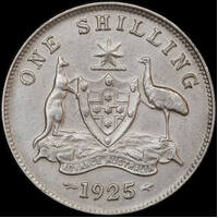 1925 Shilling Extremely Fine