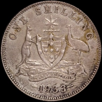 1933 Shilling Fine