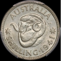 1941 Shilling Choice Unc (PCGS MS64)