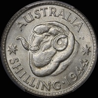 1944 Shilling Choice Unc (PCGS MS63)