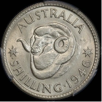 1946-P Shilling Choice Unc (PCGS MS64)