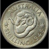 1946-P Shilling Unc (PCGS MS62)