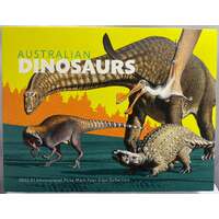 2022 1 Dollar 4 Coin Privy Mark Set Australian Dinosaurs