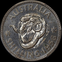 1956 Melbourne Proof Shilling PCGS PR65