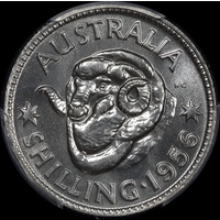 1956 Melbourne Proof Shilling PCGS PR66